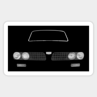Triumph Dolomite classic car minimalist front Sticker